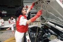 Mujer trabajando