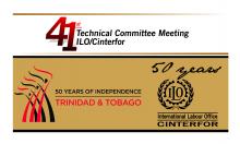 Logo 41st. Technical Committee Meeting. ILO/Cinterfor
