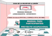 Manual para participantes: el Proyecto Ocupacional.