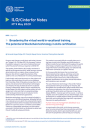 Broadening the virtual world in vocational training. The potential of blockchain technology in skills certification. ILO/Cinterfor Notes Nº 9 - 2020
