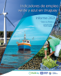 Tapa Indicadores de empleo verde y azul en Uruguay -